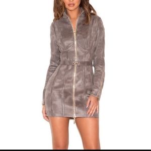 House of CB Jeran Suede Dress/Jacket